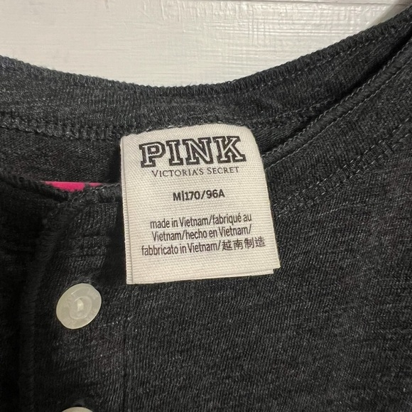 PINK Button UP Long Sleeve Shirt - Picture 3 of 3